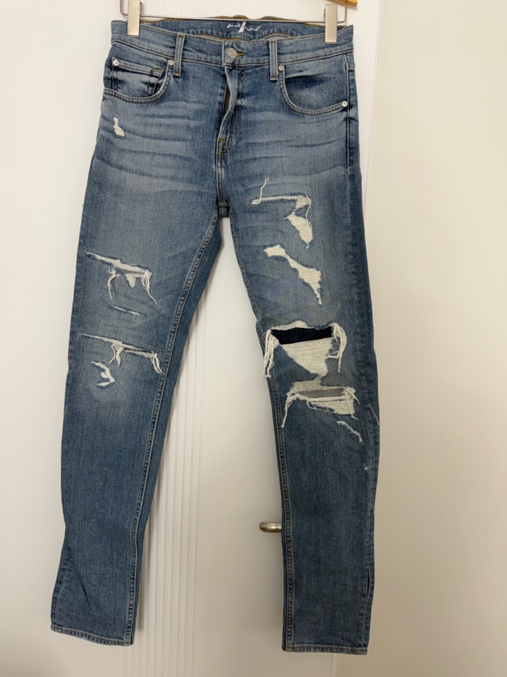 7 For All Mankind Light Blue Denim Jeans
